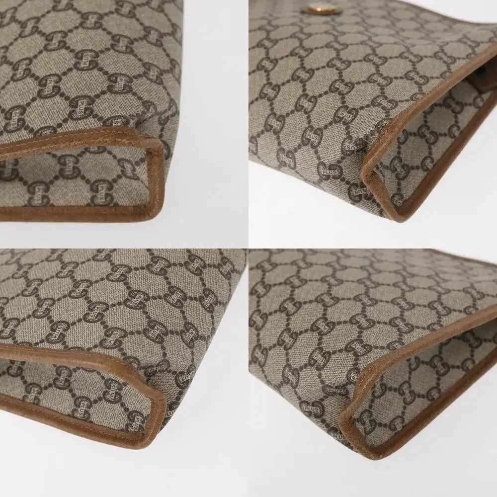Gucci GG Plus Clutch Bag Beige